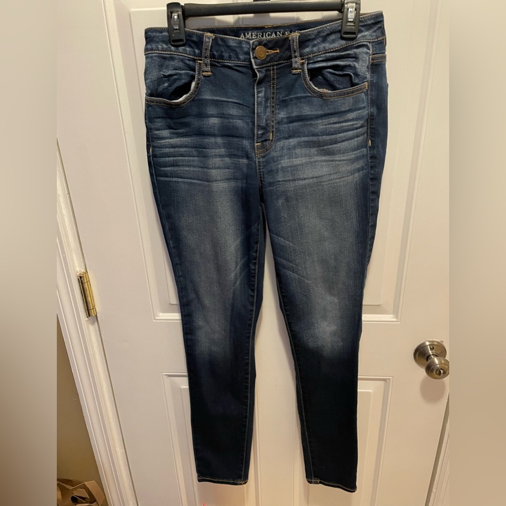 EUC AMERICAN EAGLE JEGGINGS SUPER STRETCH SIZE 8 💕